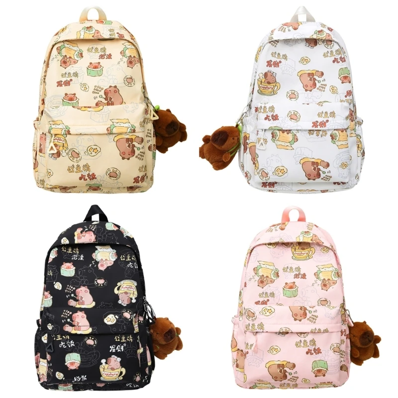 

Versatile School Bag Daypack for Teenagers Nylon Backpack Casual Laptop Backpack