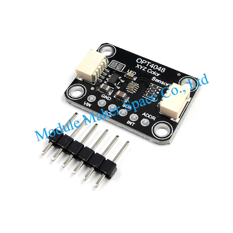 OPT4048 True XYZ Color Sensor,High Accuracy Chromaticity&Lux Measurement,I2C,for Professional Lighting, Industrial Inspection