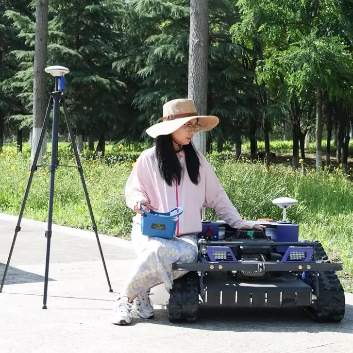 Customized Factory Direct Fast Shipping Remote Control Lawn Mower Lawn Mower Robot Intelligent Timing Mowing For Farm Lawn