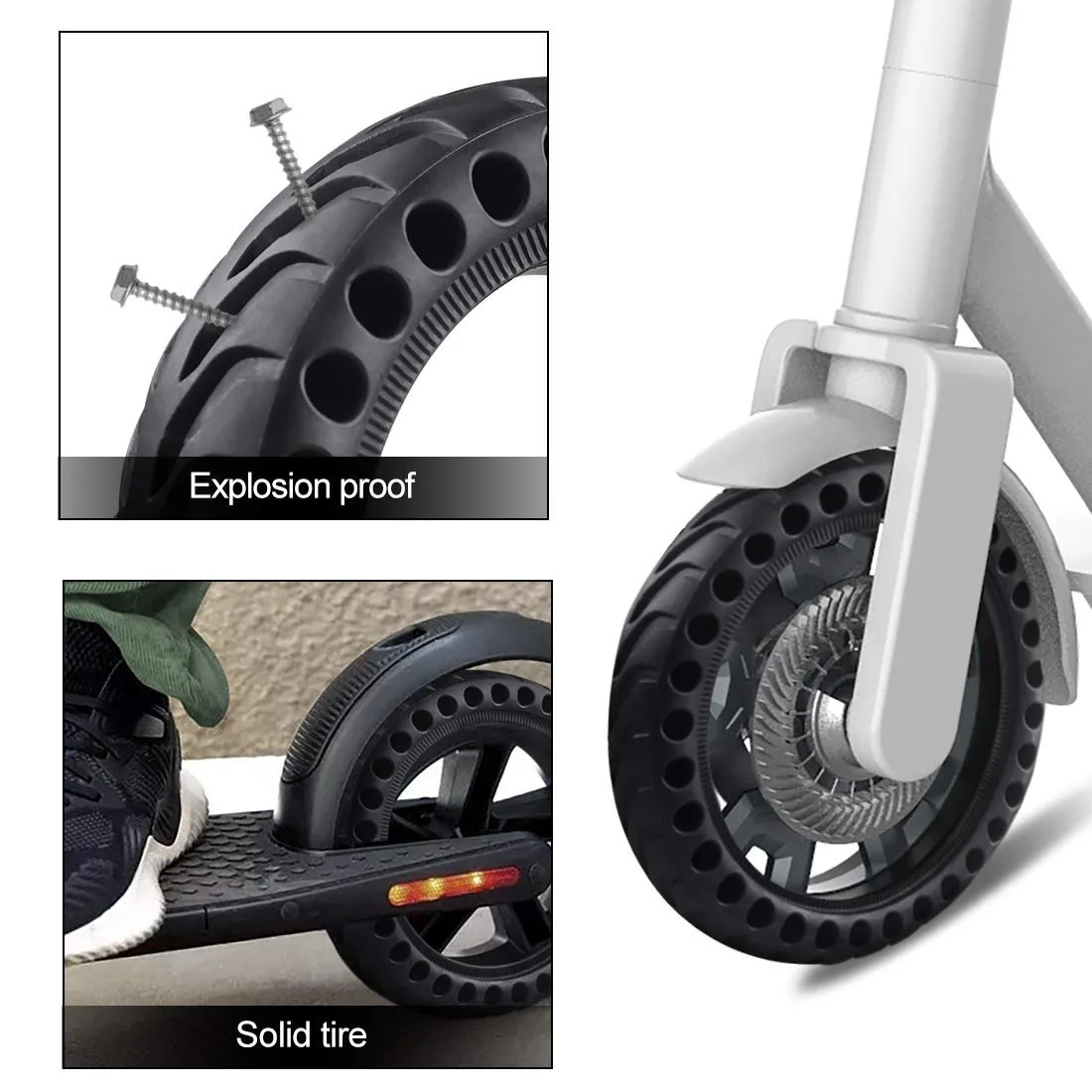 

Сменные шины для скутера, цветные твердые сотовые шины для Xiaomi M365/Pro