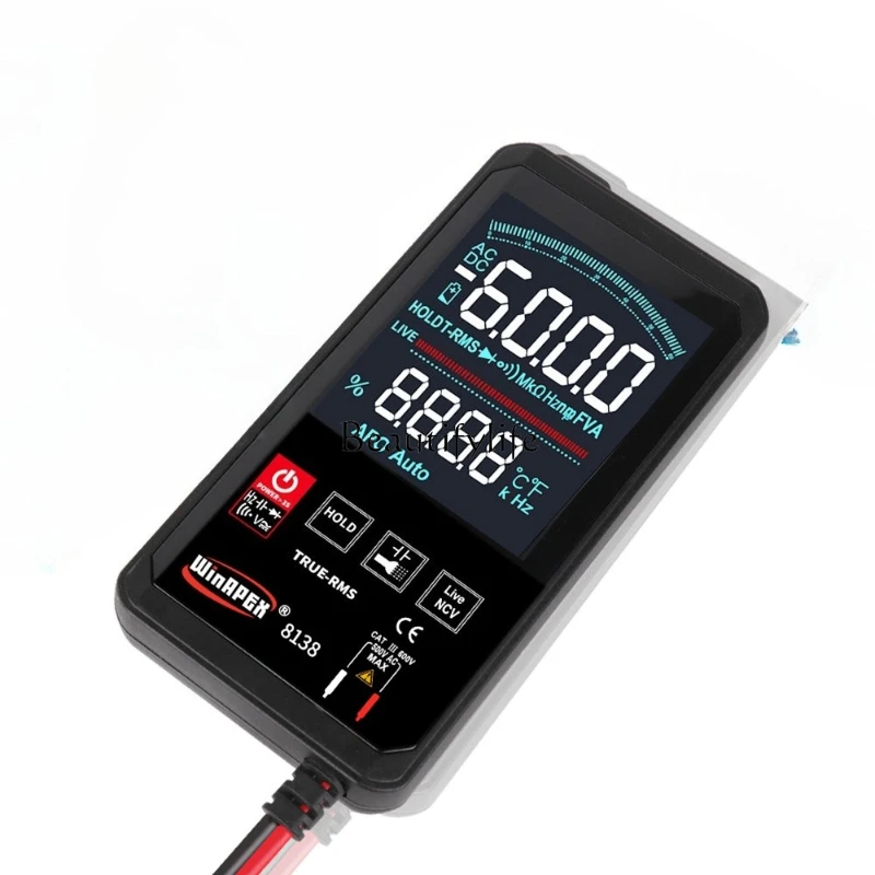 

*Foreign trade intelligent digital multimeter touch screen 8136 digital-analog dual display beep automatic recognition
