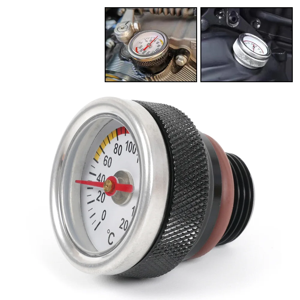 M30x1.5 Motorcycle Engine Oil Temperature Gauge Suitable for 1987-1998 Kawasaki 650 Oil Gauge Instrument