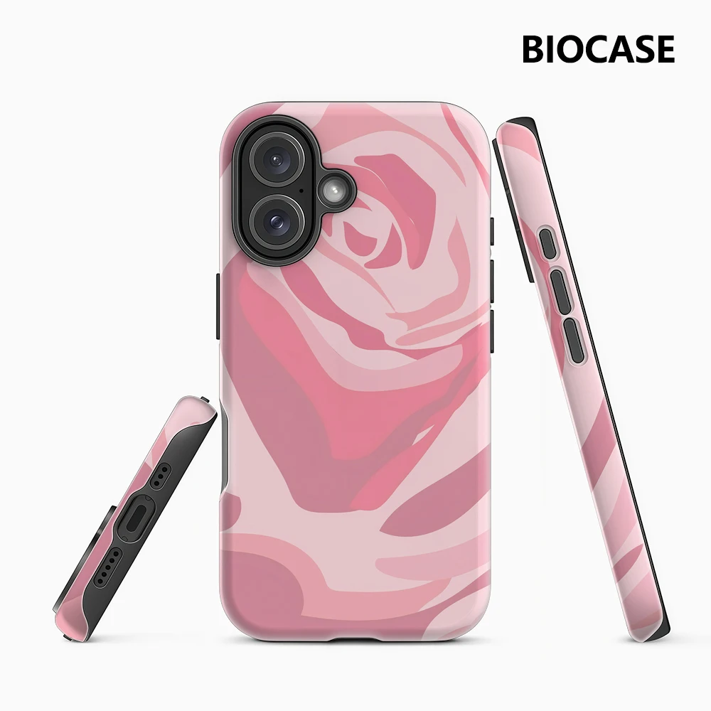 Pastellrosa Rose IPhone 17 Must-Haves Handyhülle für IPhone 17 16 15 14 13 12 11 Pro Max Plus Doppelschichtige Rückseite