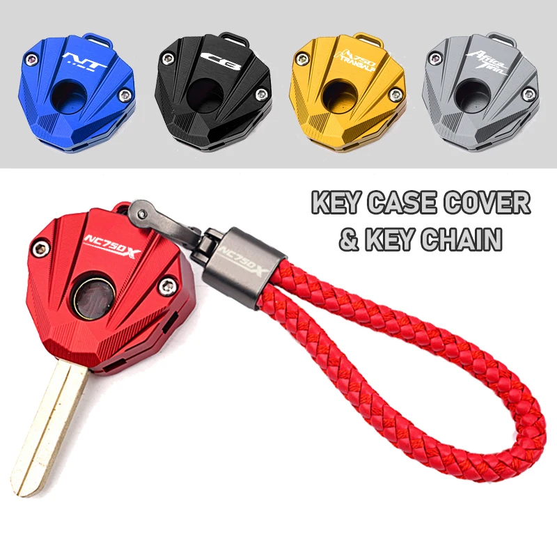 

For Honda TRANSALP XL 750 2025 Africa Twin NC750X NT1100 NX500 CB650R CB500X Motorcycle Accessories Key Case Cover & Key Chain