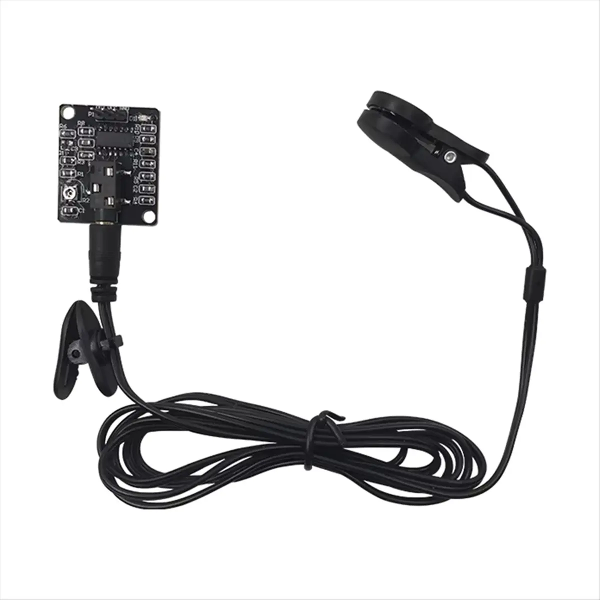 ▶✔▃AC1796-Heart Rate Ear Clip Development Kit ECG Sensor Measurement Module Supports Single Chip DIY