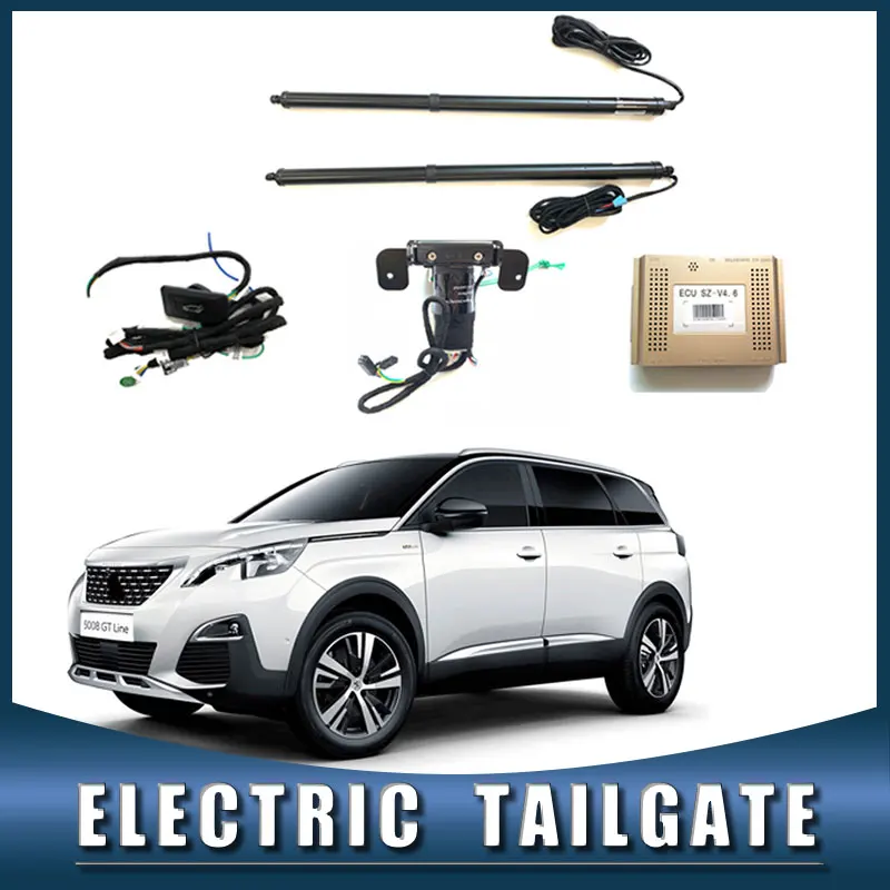Car Electric Tail Gate Lift For For Peugeot 5008 2017+ Auto Rear Door Control Tailgate Automatic Trunk Opener With Foot Sensor