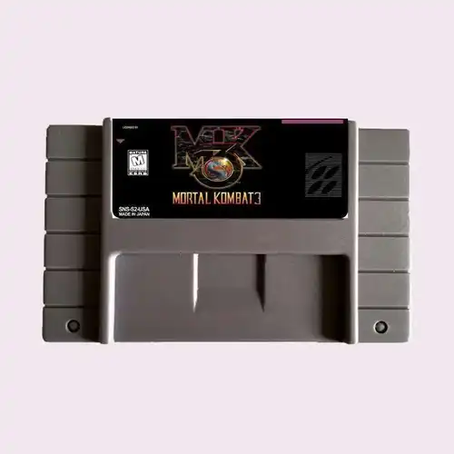 Imagen 1 del producto Tarjeta de juego gris grande Mortal Kombat 3 NTSC de 16 bits de alta calidad para reproductor de juegos versión de EE. UU.