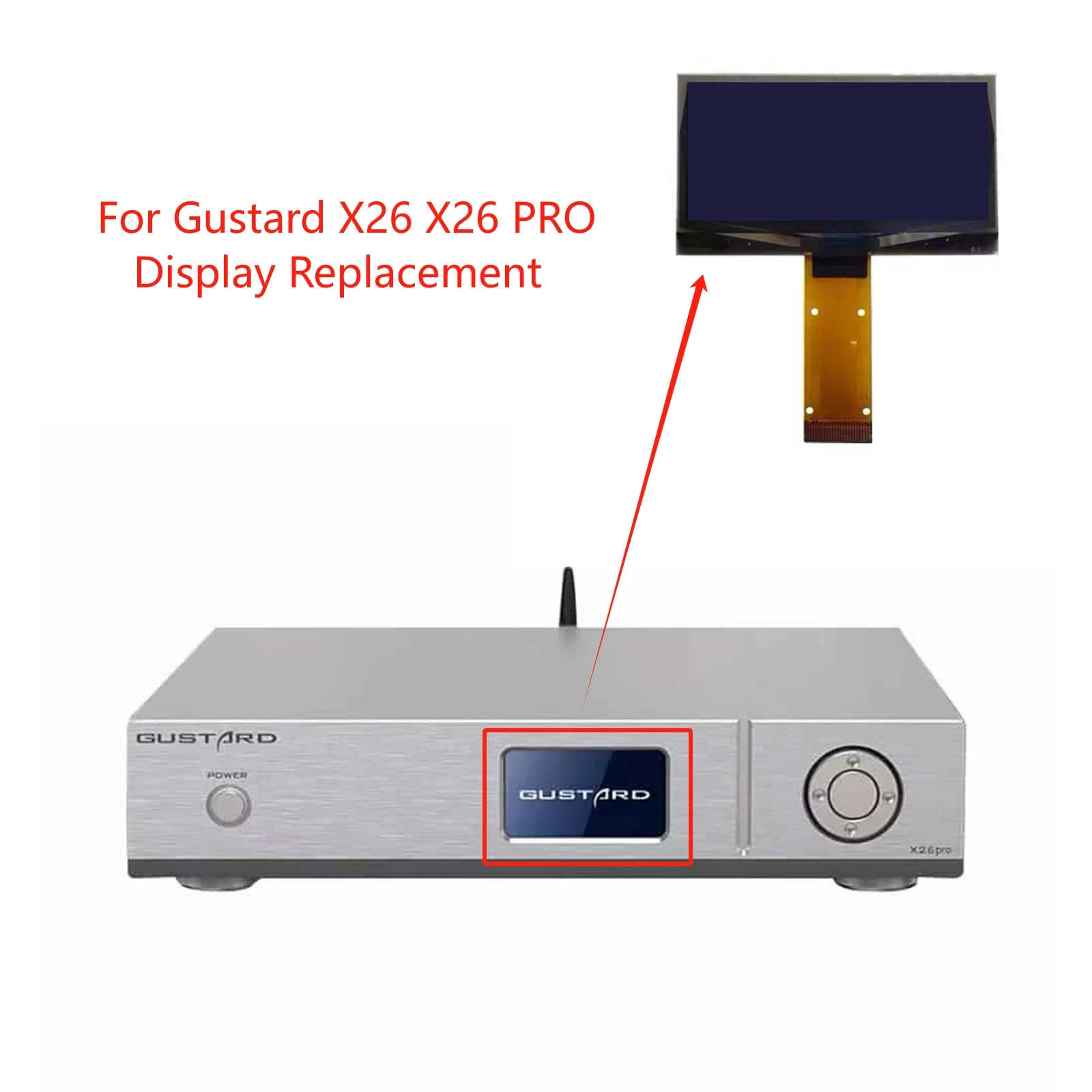 New Original Oled Display for Gustard  X26 X26 pro Screen Repair