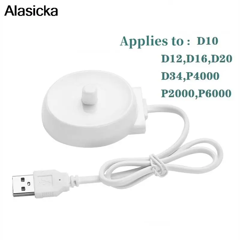 USB Travel Charger Dock 3757 Electric Toothbrush Charging Cradle for Braun Oral B P2000P4000P6000P7000D10D12D16D20D34