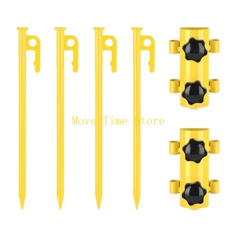 92ME Người giữ lều cắm trại đầy màu sắc Loại nặng Thanh thép Đinh cố định Lều cố định