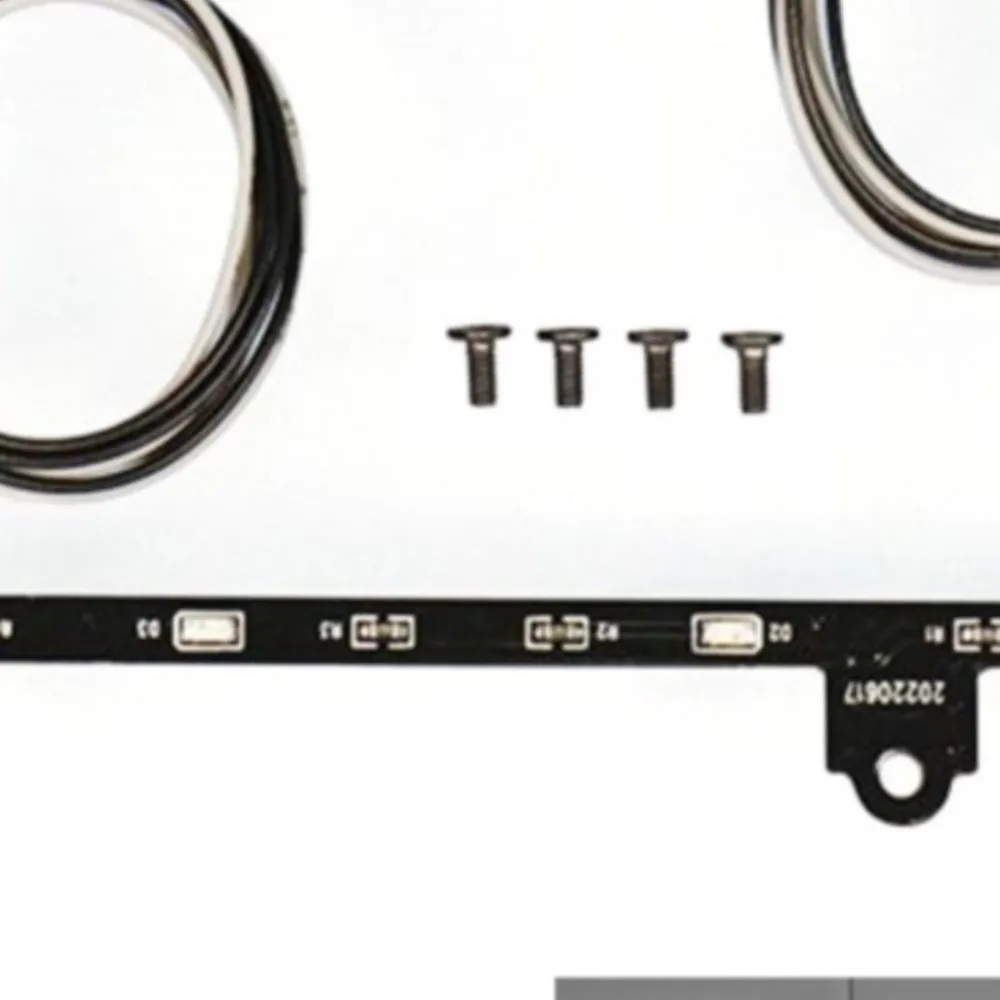 

RC Part Plastic Side Skirt Light 3-7V LED Warning Lamp Spare for Toys 1/14 DIY Radio Control Tractor Truck 770S 6×4 56368 Car