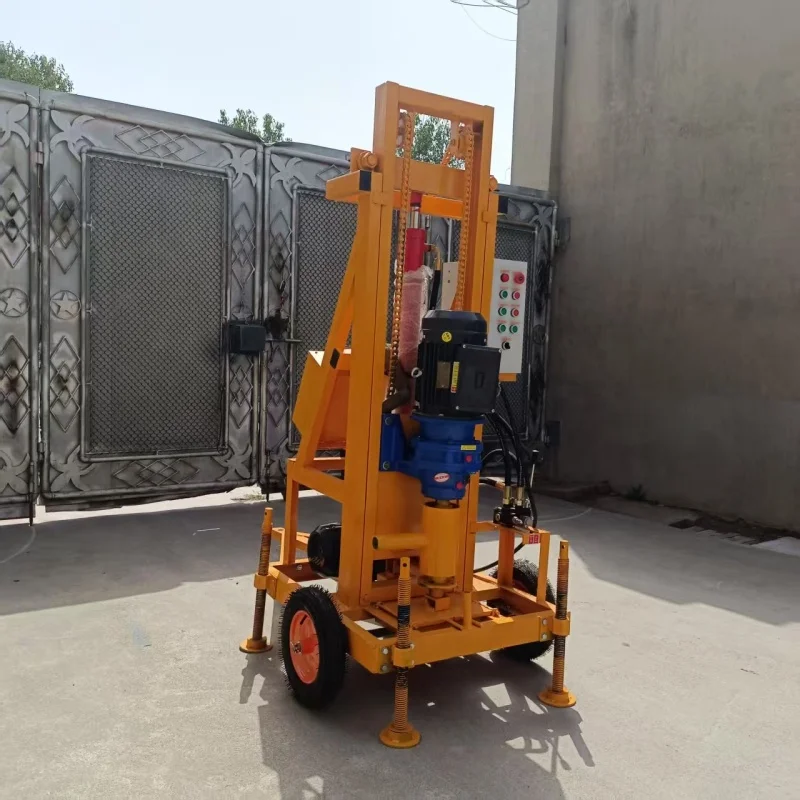 Plate-forme de forage portative hydraulique de puits d'eau de machine de forage portative d'équipement de forage