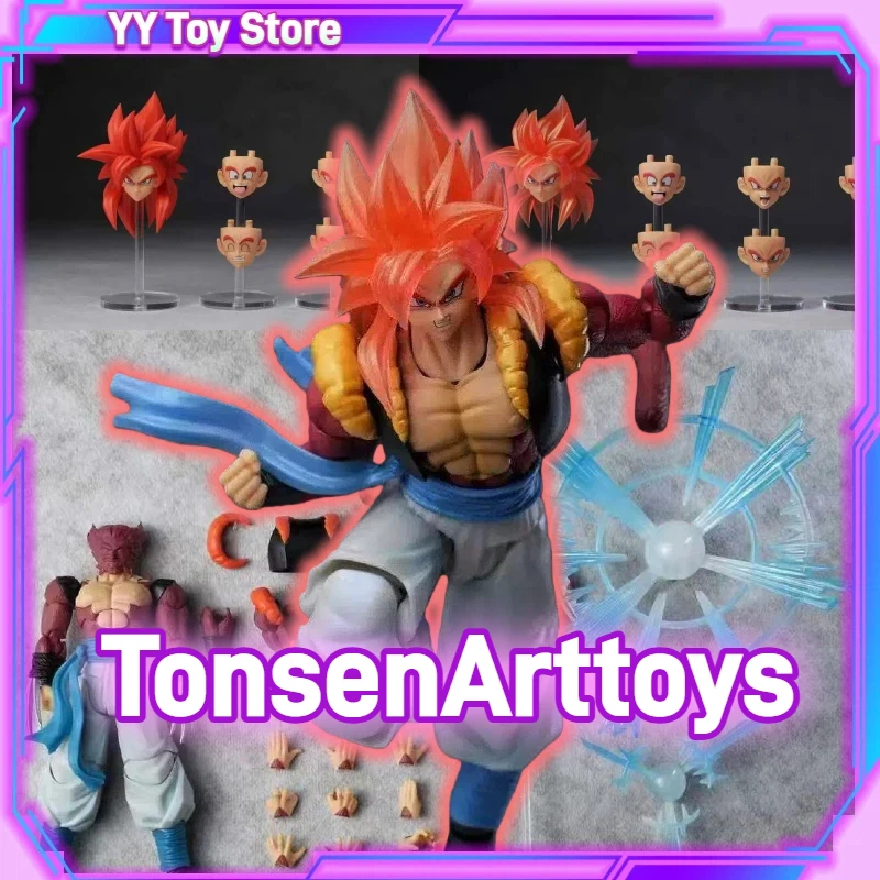 

TonsenArttoys Kamione Studio Dragon Ball GT Super Saiyan 4 SSJ4 Gogeta Anime Action Figure Collectible Toy for Kids Gift
