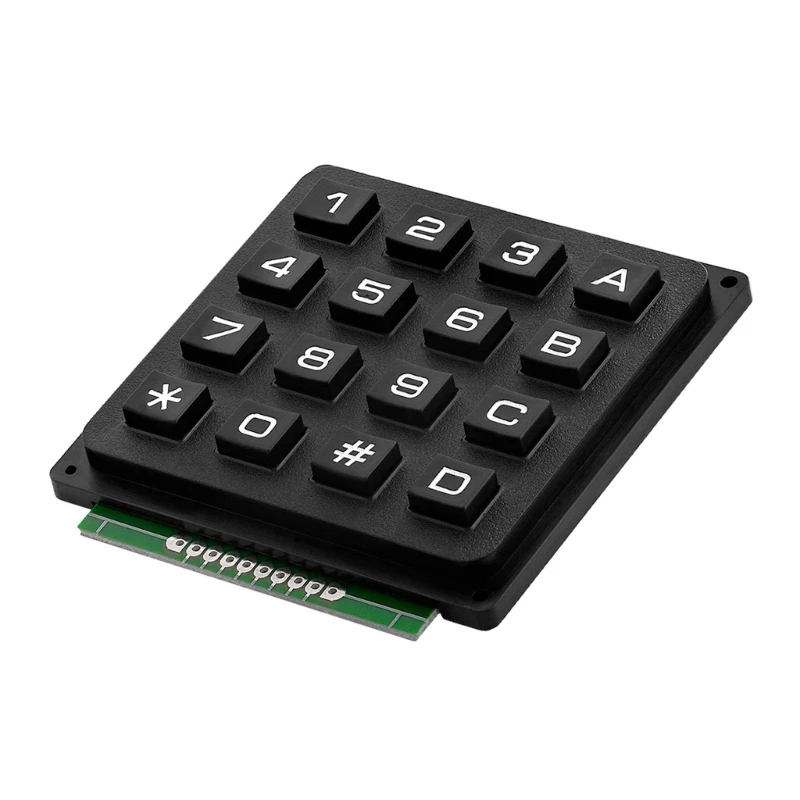 16Key 4x4 Membrane Button Keypad 4x4 Matrixes Array Matrixes Keyboard Membrane Button Keypad Panel K1KF