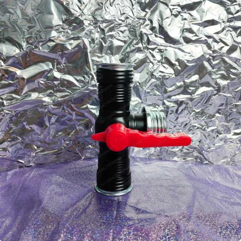 Gas Mask Switch Tee Connector Accessory Is Used To Connect Double Bottle or Double Bag Independent Switch Channel