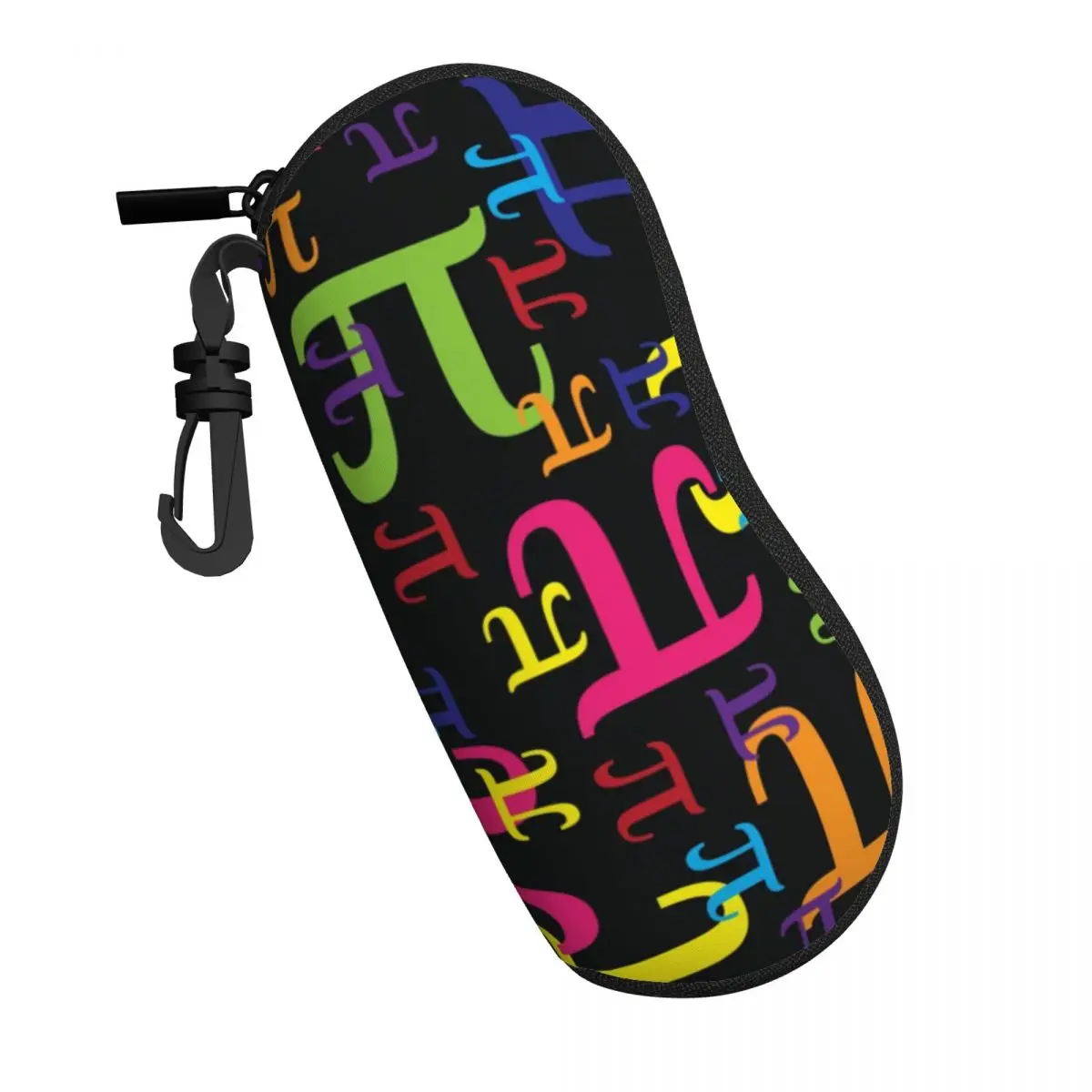 Custom Pieces Of Pi Math Science Shell Eyeglasses Protector Cases Cool Sunglass Case Geek Mathematics Glasses Pouch