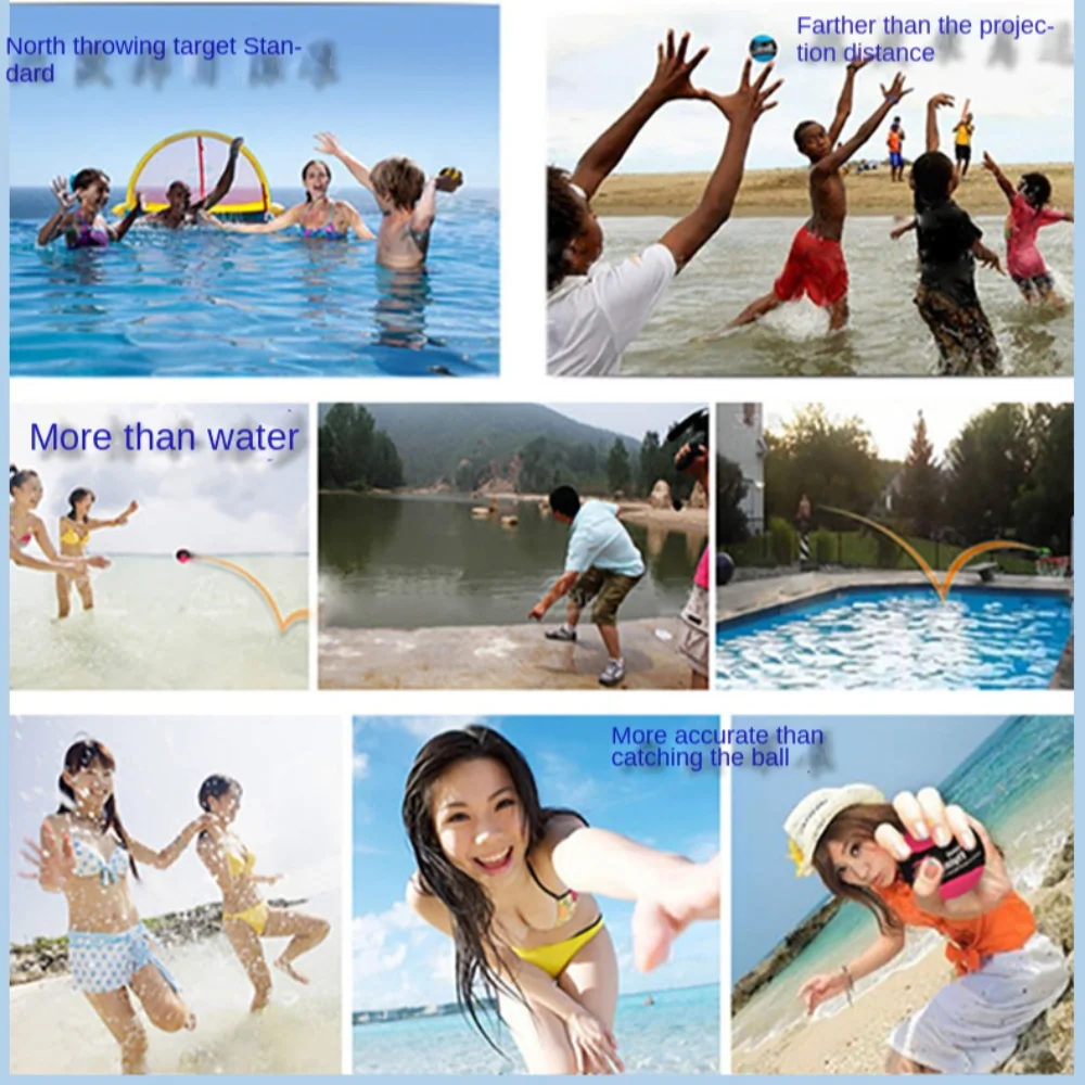 Durable Water Bouncing Ball Water Surf 5.5cm Elastic Ball Relaxing TPR Water Jump Ball Kids Adult