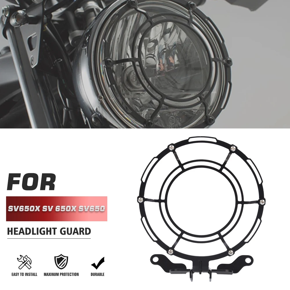 

CNC Front Head Light Lamp Bracket For Suzuki SV650 ABS SV650X SV 650 Motorcycle Headlight Protector Head light Guard Grill Cover