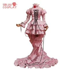 SBluuCosplay Anime Chobits Dress Pink from Chobittsu Chobits Cosplay Costume Custom Made