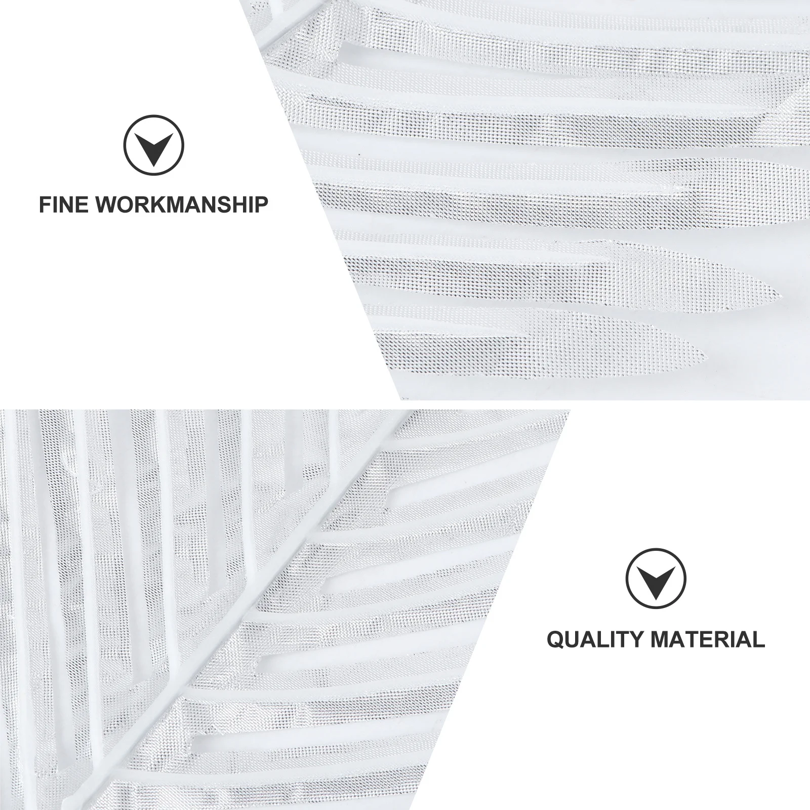 

24Pcs Simulated Silver Leaves Artificial Leaf Decors Wedding Party Props Home Banquet Decoration Fake Leaves Wedding Accessories