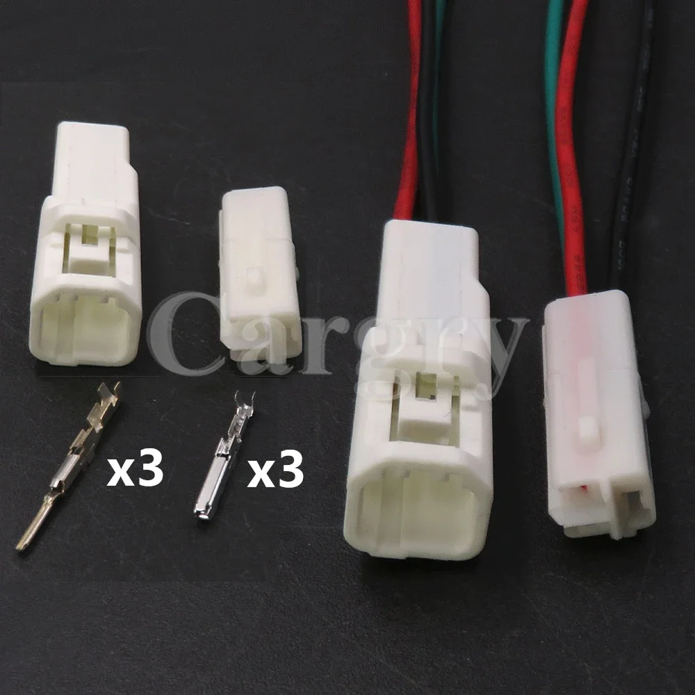 

1 Set 3P 6098-3751 6098-3752 Car Wiring Socket AC Assembly Automobile Modification Accessories Auto Male Female Adapter