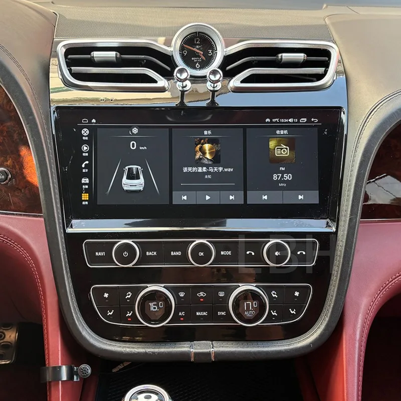 For Bentley Bentayga 2016-2019 Android Smart Car Navigation System  Central Control Large Screen CarPlay