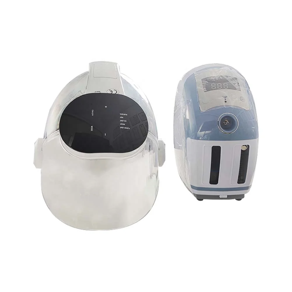 Oxygen Jet Dome O2toDerm 7 Colors LED Light Therapy Airbrush Hydra Oxygen Therapy Mask Aqua Peel Facial Machine