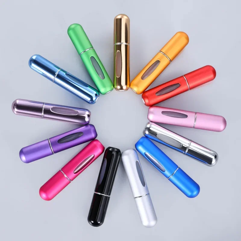 5ml Perfume Refill Bottle Portable Mini Refillable Spray Jar Scent Pump Empty Cosmetic Containers Atomizer for Travel Tool