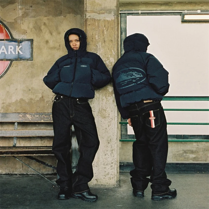 

Bla повседневные свободные джинсы с двойной полоской и длинные брюки осень-зима новые универсальные удобные брюки