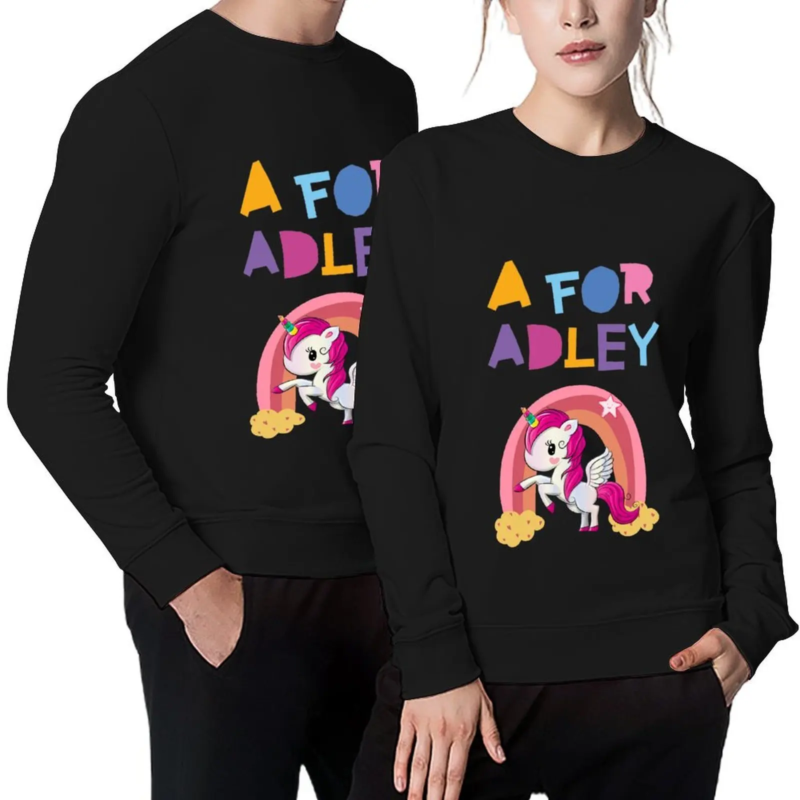 

a for adley unicorn Pullover korean style clothes autumn jacket men men wear autumn clothes sweatshirt men