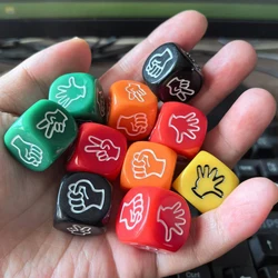 30/10PCS Leisure Toys Finger Guessing Dice Rock Paper Scissors Games For Kids Adults Drinking Party Carnival Fun Favors