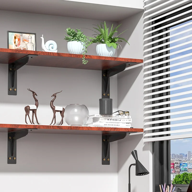 Solid Heavy Duty Steel Hidden Shelf Bracket L Shape Heavy Duty Cast Iron Metal Industrial Black Shelf Bracket wall bracket wall
