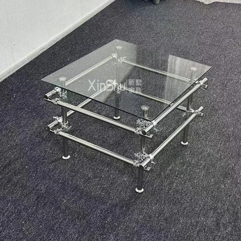 Medieval tea table coffee small table square coffee simple side corner