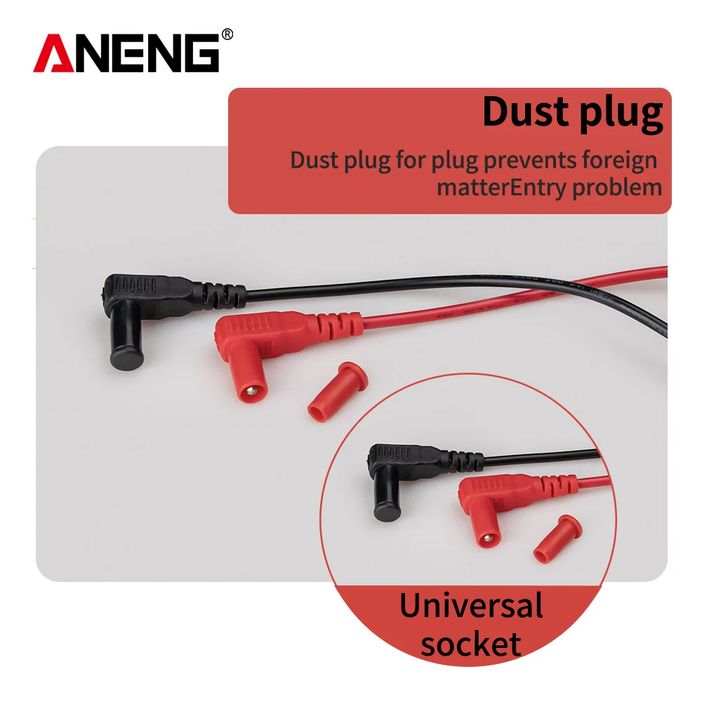 ANENG PT1005 1000V10A Universal Professionl Digital Multimeter Probe Test Pin Needle Tip Multi Meter Tester Probe Wire Pen Cable