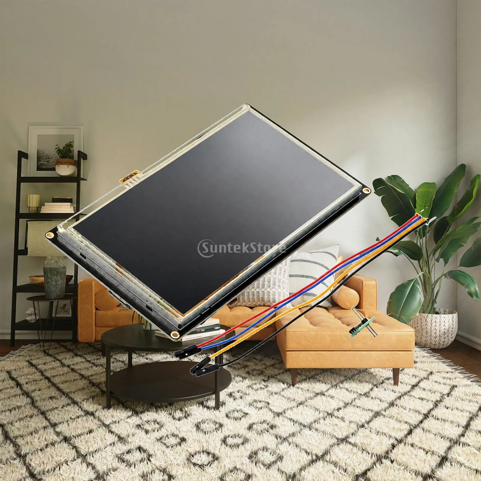 Embedded Touch Display Panel 7.0 TFT LCD 800x480 65K Color with TF Card Slot for Machine Control