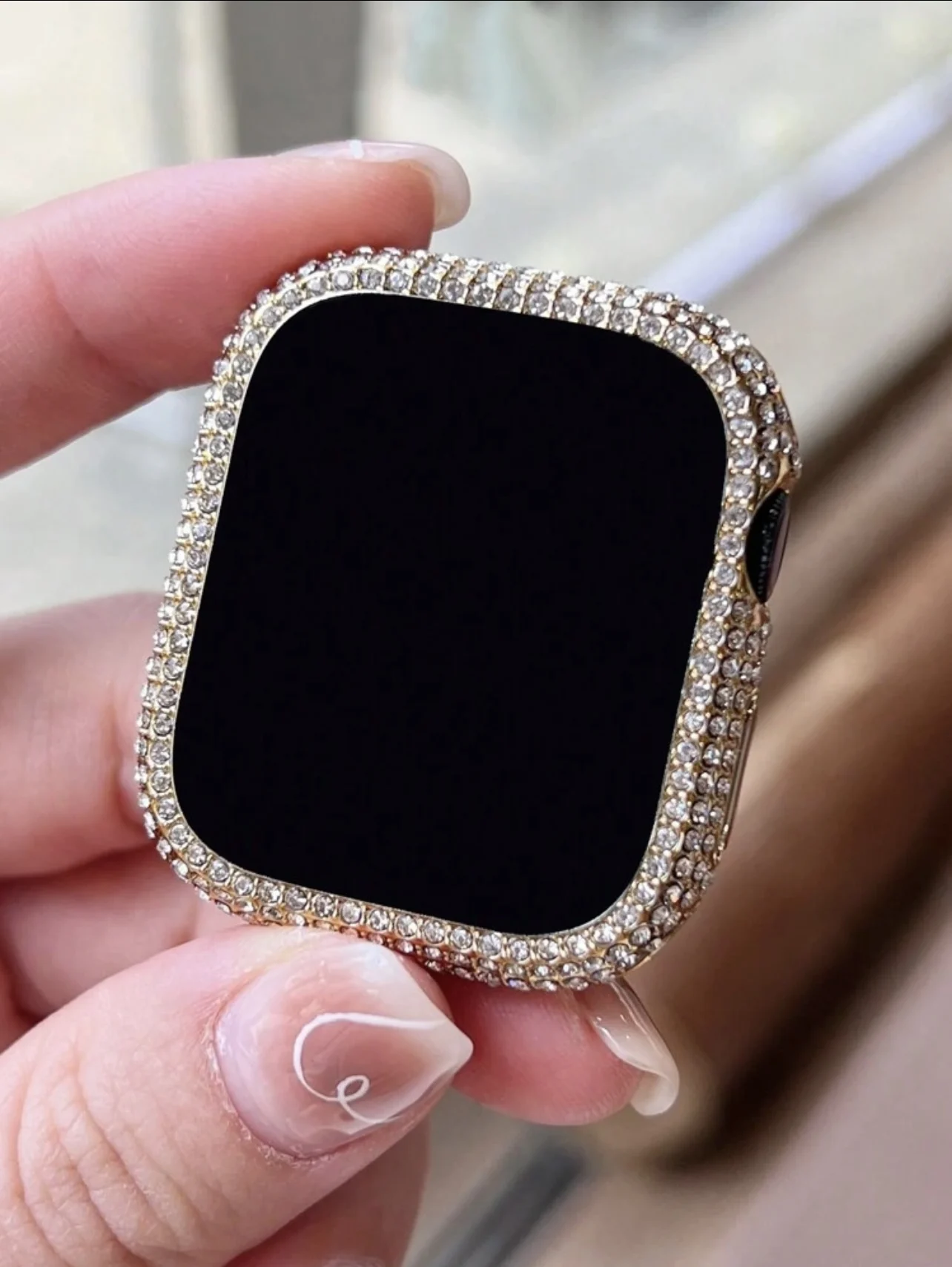 Pellicola protettiva Bling per Apple Watch Cover Series Ultra 10/9/8/7/6/5/4/3 38mm 40mm 41mm 42mm 44mm 45mm 46mm 49mm