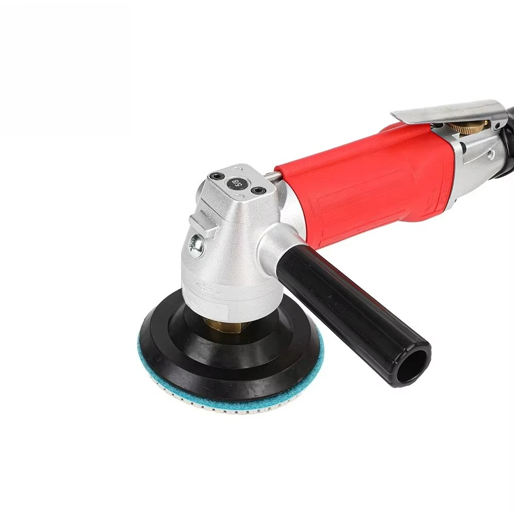 Pneumatic Air Wet Polisher 4 inch hand-held stone polisher with safety switch for marble, granite, concrete