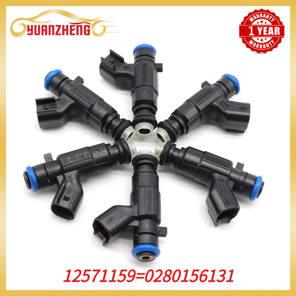 

12571159 Fuel injectors Fits For CADILLAC CTS SRX STS BUICK ALLURE LACROSSE RENDEZVOUS 2004-2008 FJ703 62266 83212116 0280156131