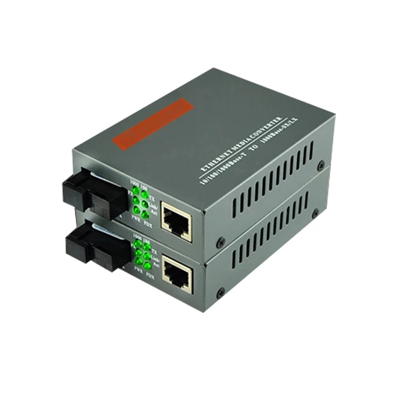 HTB-GS-03 A/B Fast Ethernet Media Converter, SC Interface, 20km Fiber Optic Transceiver, 10 m, 100 m, 1000m, Free Shipping,1Pair