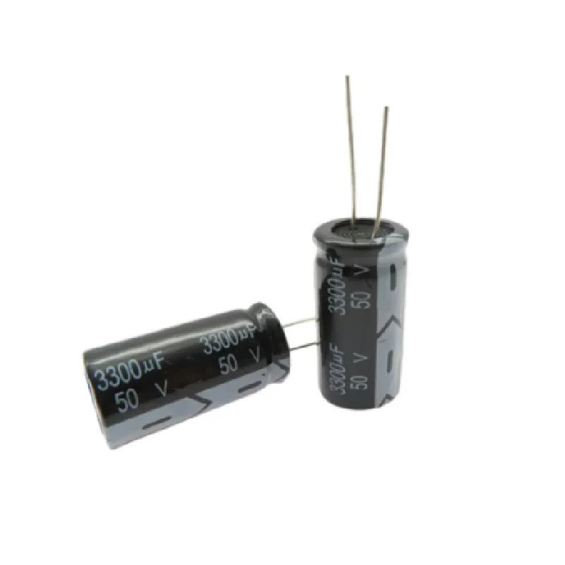 2PCS 50V3300UF Aluminum Electrolytic Capacitor 3300uf 50v Volume 18*35MM