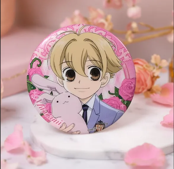 ‌Anime Ouran High School Host Club Fujioka Haruhi Cosplay Standing Plate Acrylic Figure Stand Desktop Decoration Ornament Prop