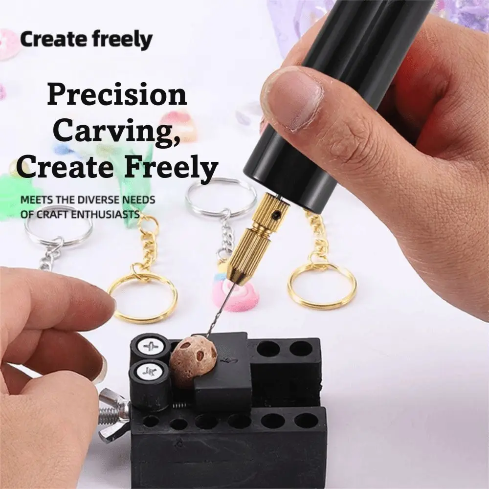 

USB Mini Electric Drill Kit 0.7-1.2mm Precision Rotary Function Precision Electric Drill Variable Speed Portable Design