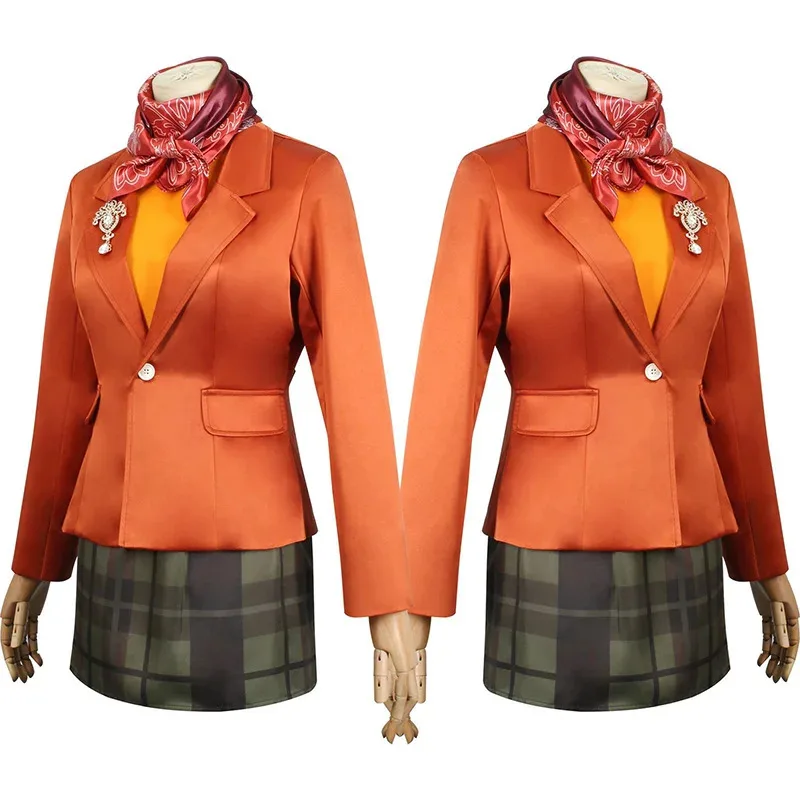AIAI 2025Game Evil 4 Ashley Graham Cosplay Costume Wig Women Jacket Dress Sweaters Outfits Halloween Carnival Party Suit