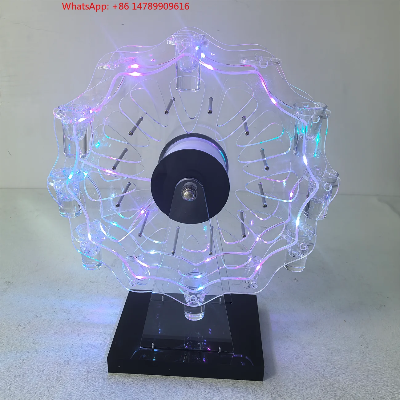 High-End Bespoke LED Bottle Display RackHot Sale LED Glass Display Stand Wine Rack Cocktail Cup Holder Shot Glass Bottle Service