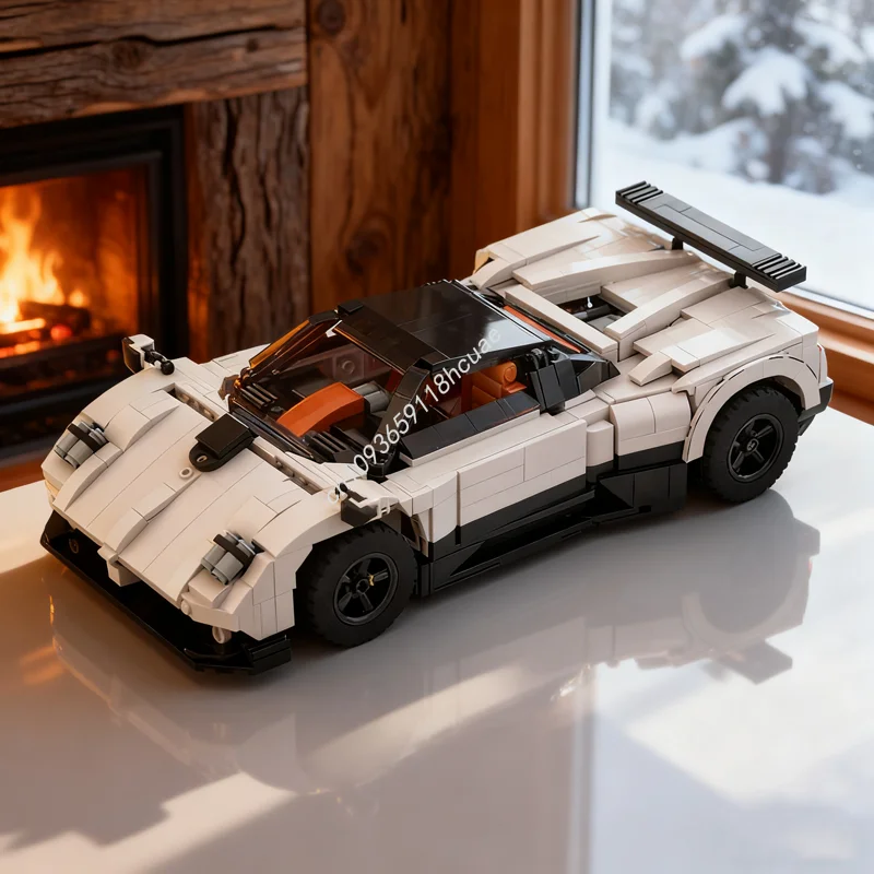 

1458pcs MOC Pagani Zonda Porscheed Set Creatored Model Building Toys Blocks Architecture Creative Idea Brick Christmas Gift Kids
