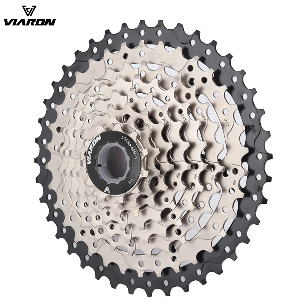 

VIARON K7 8V MTB Bicycle Cassette 9 Velocidades Bike Freewheel Sprocket 8V 9V 40/42T HG Structure Specification For SRAM