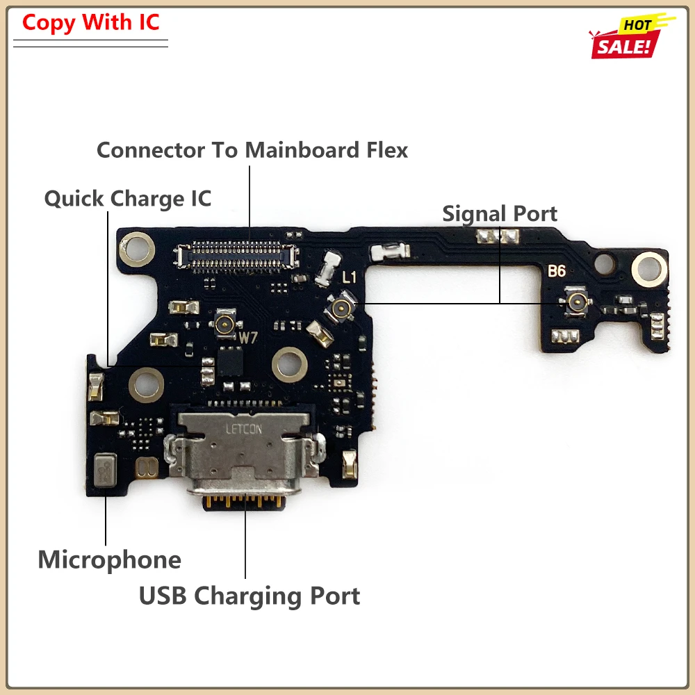 NEW USB Charging Port Board Cable Connector Parts For Moto G22 G71 E20 E40 G41 G60 G60S G51 5G G Stylus 2021 Power Edge 20 Lite