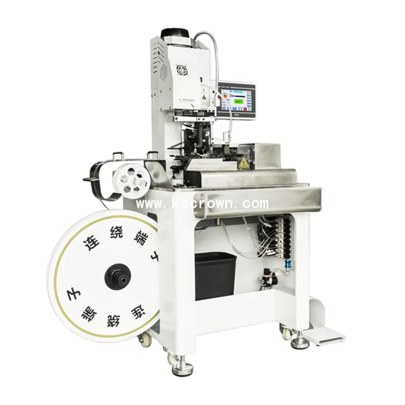 Multi-conductor Inner Core Wires Stripping and Crimping Machine Cable Strip and Crimp Machine