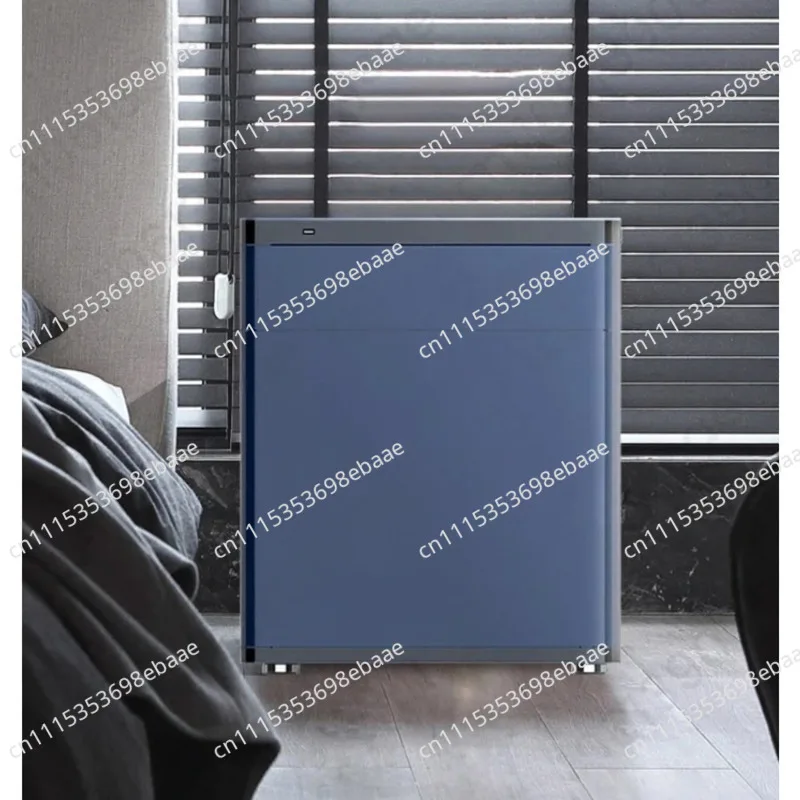 Home small bedside table safe integrated home wardrobe office all-steel anti-theft smart locker with fingerprint recognition