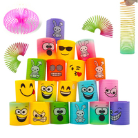 12Pcs/bag Mini Rainbow Spring Coil Magic Spring Toys for Kids Birthday Party Favors Boys Girls Gifts School Prize Goodies Filler